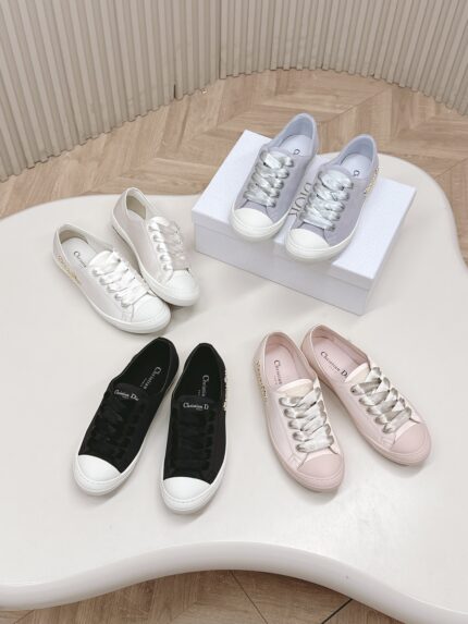 Dior DIOR Lucky Satin Casual Sneakers
