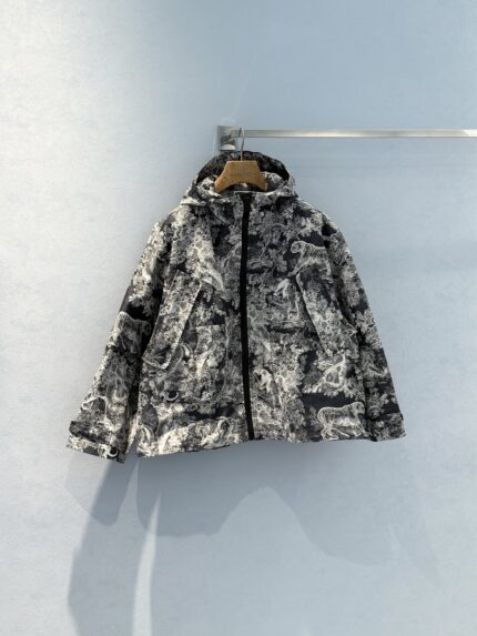 Dior Zoo Hooded Windbreaker