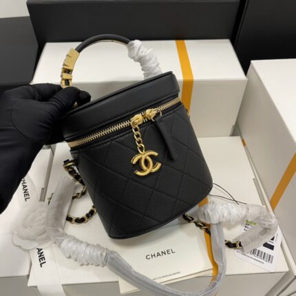 Chanel Pearl Cosmetic Bucket Bag