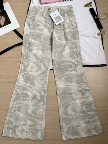 Chanel Flared High-Waisted Jeans