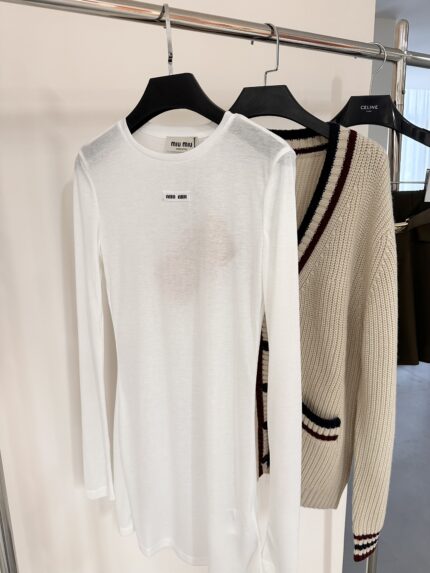 Miumiu classic white T-dress