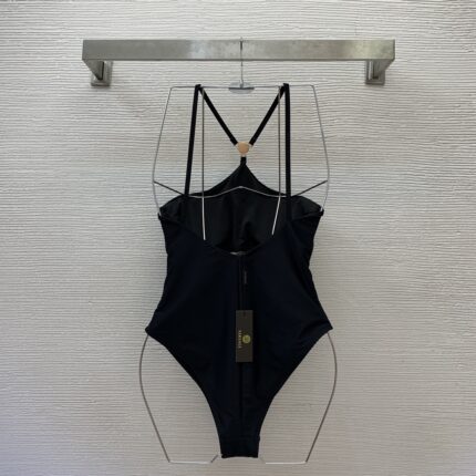 VersaceSexy Backless One-Piece Swimsuit