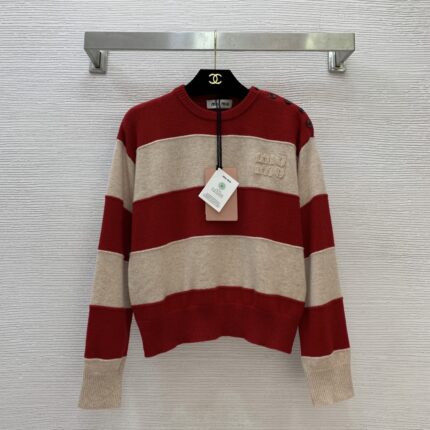 Miumiu long-sleeve knitted Sweater