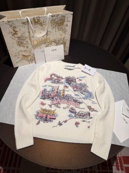 Dior Embroidered Cashmere Sweater