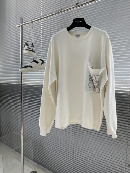 LOEWE Jacquard Pocket Knitted Sweater