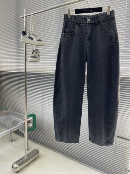 Balenciag 2025 new washed denim pants