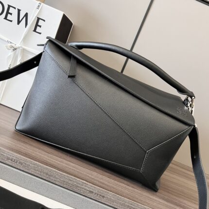 Loewe Large Grained Calfskin Puzzle Edge Handbag
