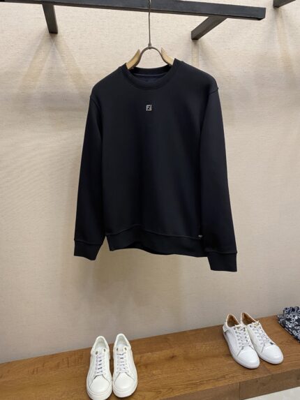 FenDi  2015FW Early Autumn New Product Round Neck Long Sleeve Sweater