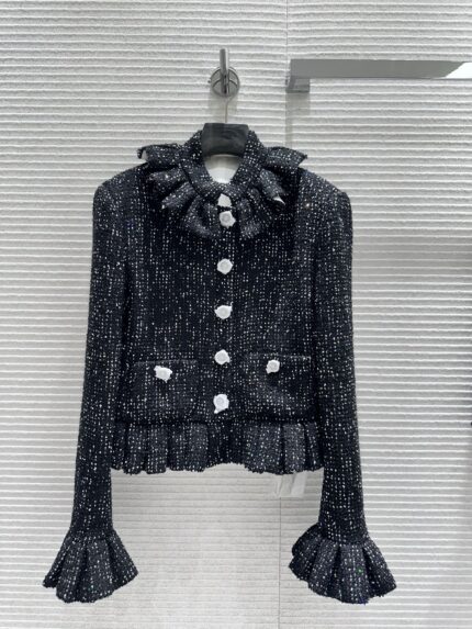 Chanel tweed short coat