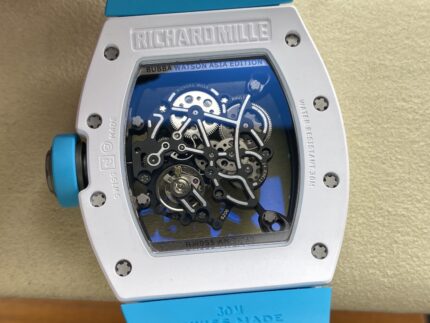 Richard Mille RM055 blue watch strap