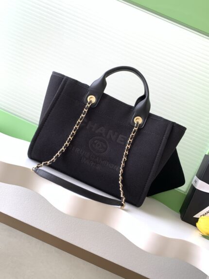 Chanel beach bag shopping bag