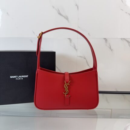 🍒Y Brand🍒 New LE 5 À 7 Smooth Leather Saddle Bag