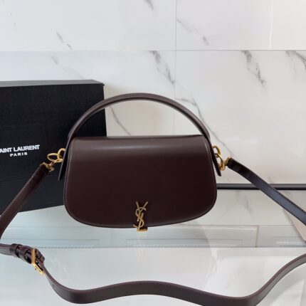 🍒YSL 2024 New Voltair Box Leather Shoulder Bag🍒