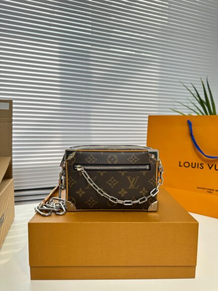 M12767 Mini Soft Trunk Box Crossbody Bag